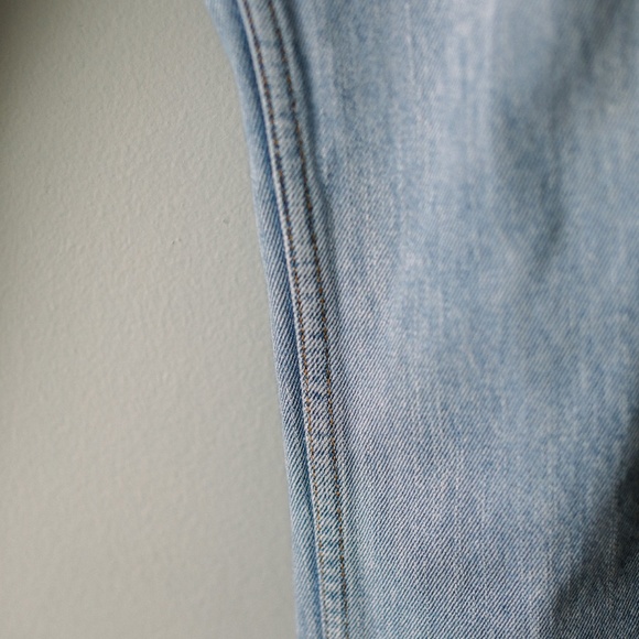 VINTAGE Men's Levi's 505 Light Wash Denim Jeans Size 33x30 - Picture 10 of 13